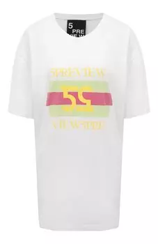 Хлопковая футболка 5PREVIEW