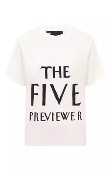 Хлопковая футболка 5PREVIEW
