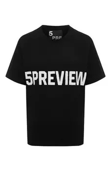 Хлопковая футболка 5PREVIEW