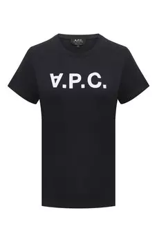 Хлопковая футболка A.P.C.