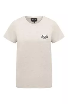 Хлопковая футболка A.P.C.