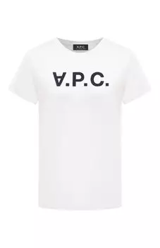 Хлопковая футболка A.P.C.