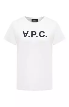 Хлопковая футболка A.P.C.