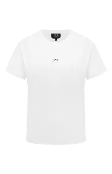 Хлопковая футболка A.P.C.