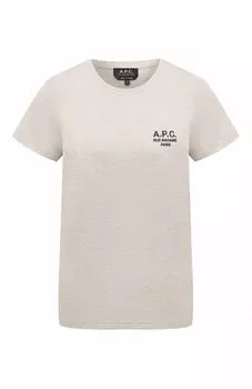 Хлопковая футболка A.P.C.