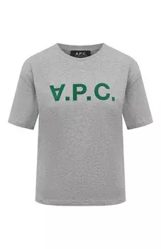 Хлопковая футболка A.P.C.