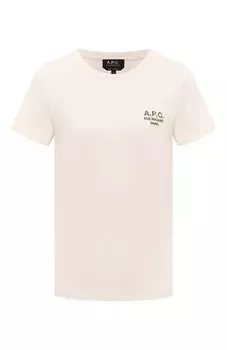 Хлопковая футболка A.P.C.