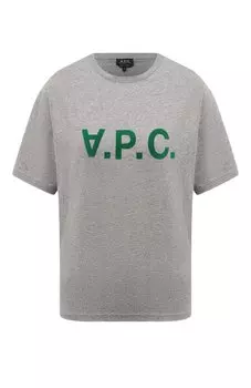 Хлопковая футболка A.P.C.