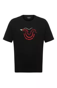 Хлопковая футболка A.P.C.