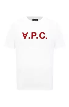 Хлопковая футболка A.P.C.