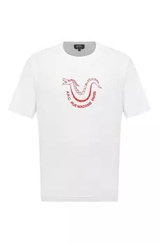 Хлопковая футболка A.P.C.