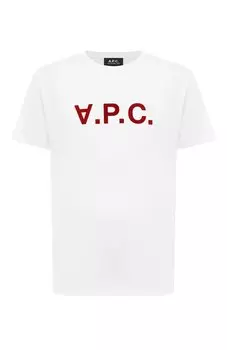 Хлопковая футболка A.P.C.