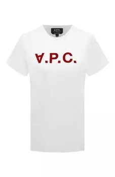 Хлопковая футболка A.P.C.