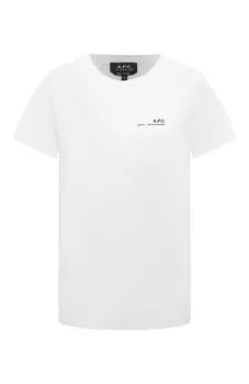 Хлопковая футболка A.P.C.