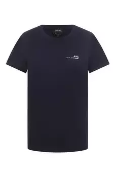 Хлопковая футболка A.P.C.