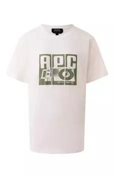 Хлопковая футболка A.P.C.