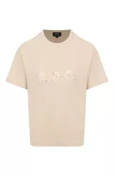 Хлопковая футболка A.P.C.
