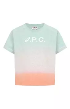 Хлопковая футболка A.P.C. x ASICS A.P.C.