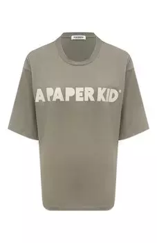 Хлопковая футболка A Paper Kid