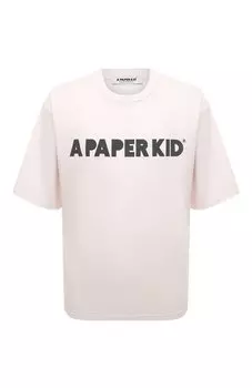 Хлопковая футболка A Paper Kid