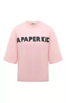 Хлопковая футболка A Paper Kid
