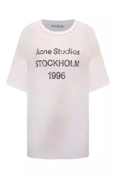 Хлопковая футболка Acne Studios
