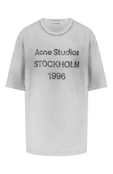 Хлопковая футболка Acne Studios