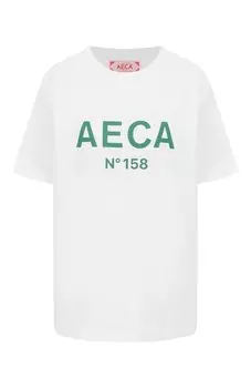 Хлопковая футболка AECA WHITE