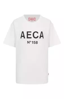 Хлопковая футболка AECA WHITE