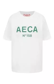 Хлопковая футболка AECA WHITE