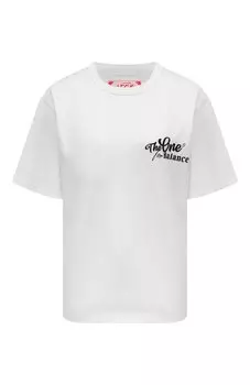 Хлопковая футболка Aecawhite