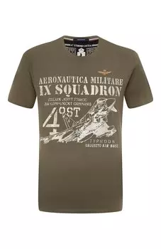 Хлопковая футболка Aeronautica Militare