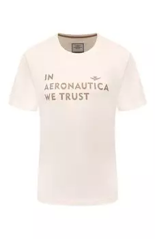 Хлопковая футболка Aeronautica Militare