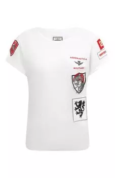 Хлопковая футболка Aeronautica Militare