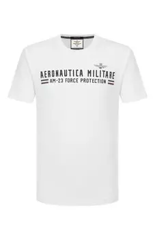 Хлопковая футболка Aeronautica Militare