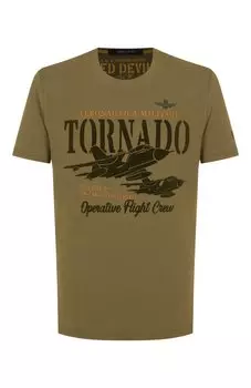 Хлопковая футболка Aeronautica Militare