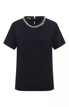 Хлопковая футболка Alberta Ferretti