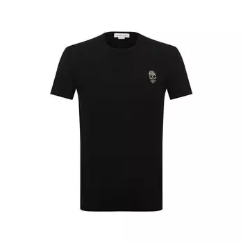 Хлопковая футболка Alexander McQueen