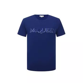 Хлопковая футболка Alexander McQueen