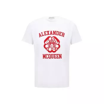 Хлопковая футболка Alexander McQueen