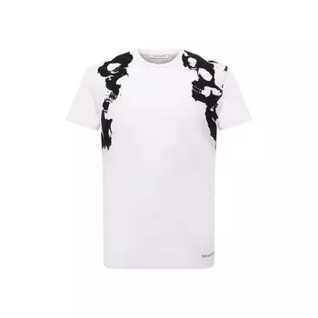 Хлопковая футболка Alexander McQueen
