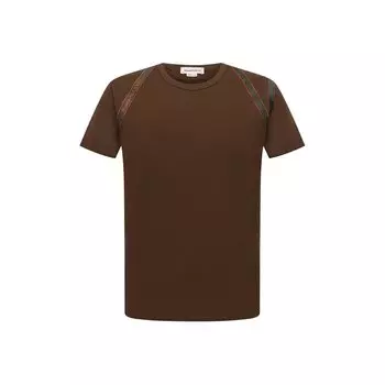 Хлопковая футболка Alexander McQueen