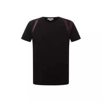 Хлопковая футболка Alexander McQueen