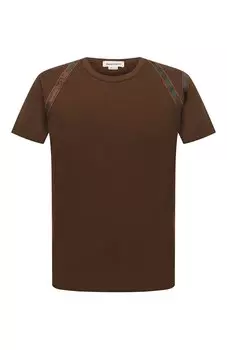 Хлопковая футболка Alexander McQueen