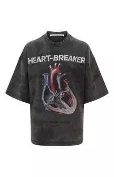 Хлопковая футболка Alexander Wang