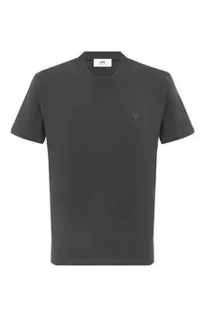 Хлопковая футболка Ami