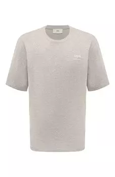 Хлопковая футболка Ami