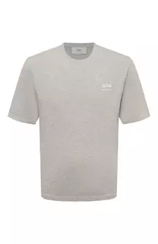 Хлопковая футболка Ami