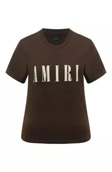 Хлопковая футболка Amiri