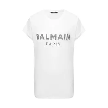 Хлопковая футболка Balmain